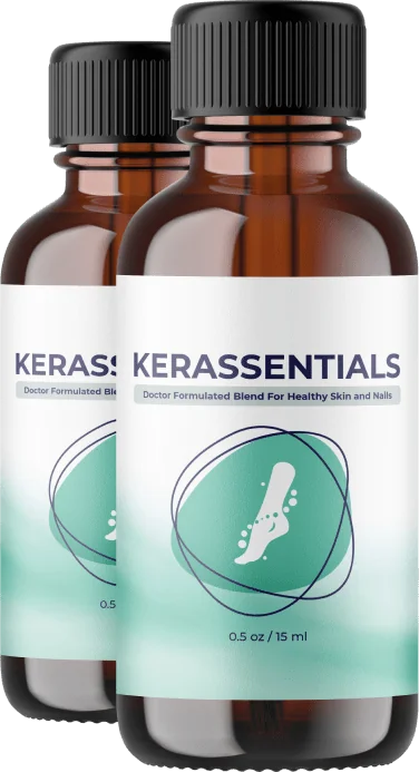 Kerassentials nail and skin care essential oil bottle
