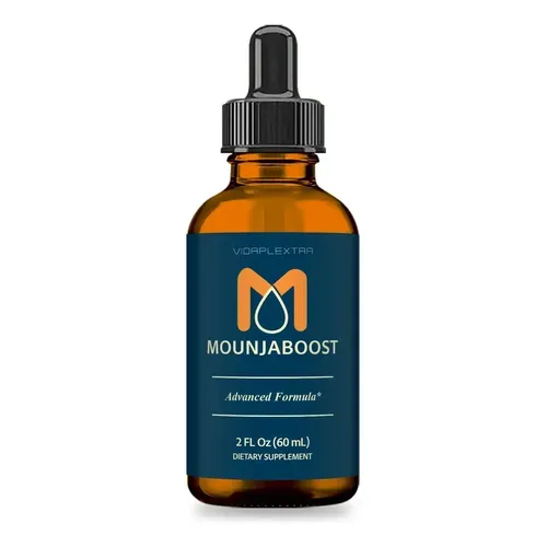 Mounjaboost liquid drop bottle — 8-ingredient metabolic support formula
